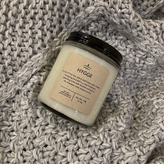 Hygge Soy Candle: Cardamom, Coconut, Vanilla ...