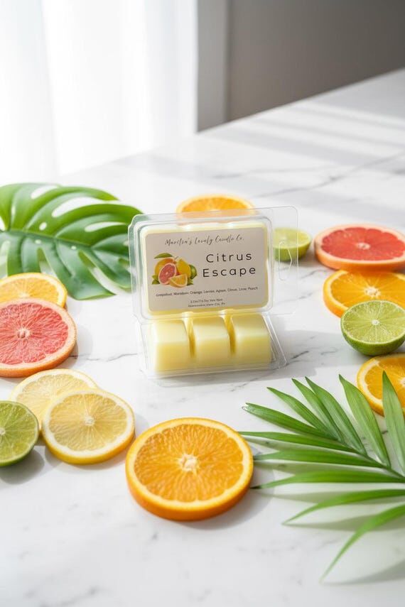 Citrus Escape Wax Melt | Bright Citrus Melt |...