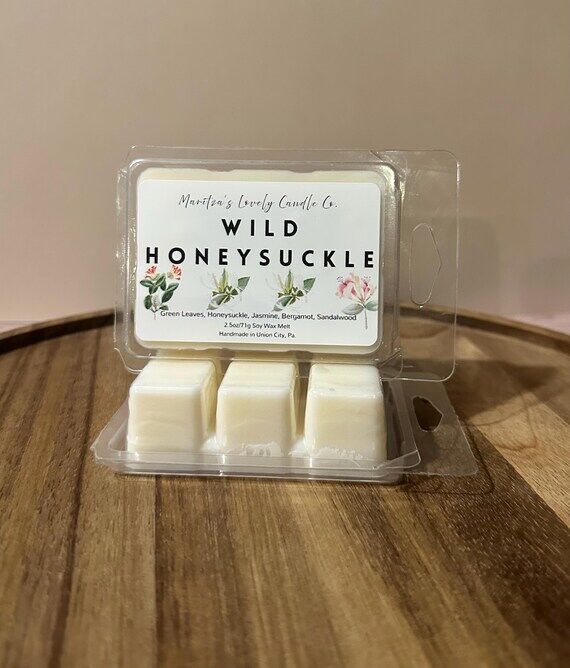 Wild honeysuckle | Floral Scented Soy Wax Mel...