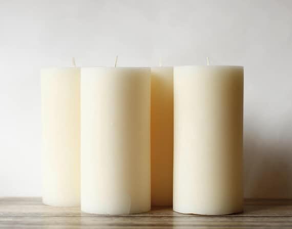 Classic Ivory Pillar Candle UNScented...