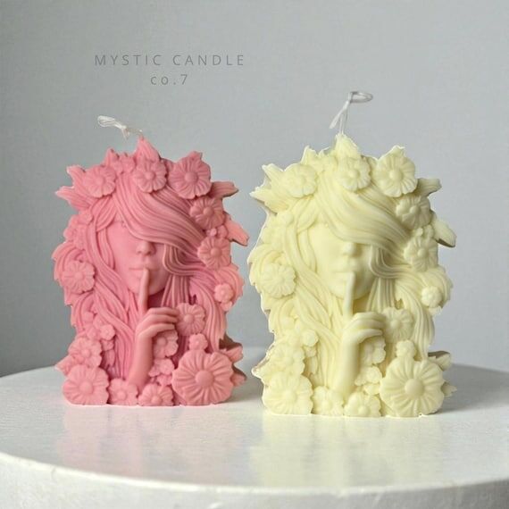 Floral Goddess Candle | Floral Girl Candle | ...