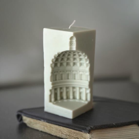 Capitol shaped Candle, Soy Candle, Handmade G...