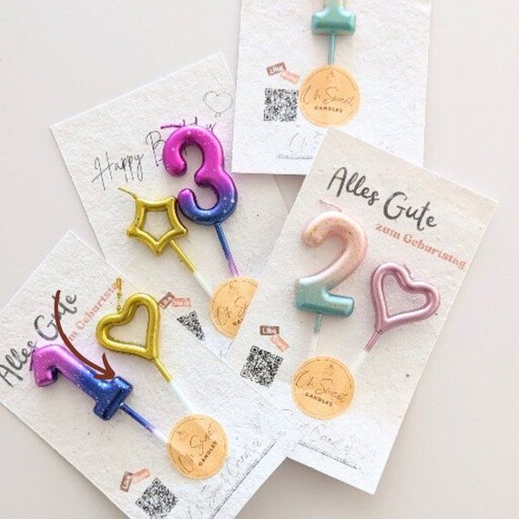 birthday number candles unscented celebration...