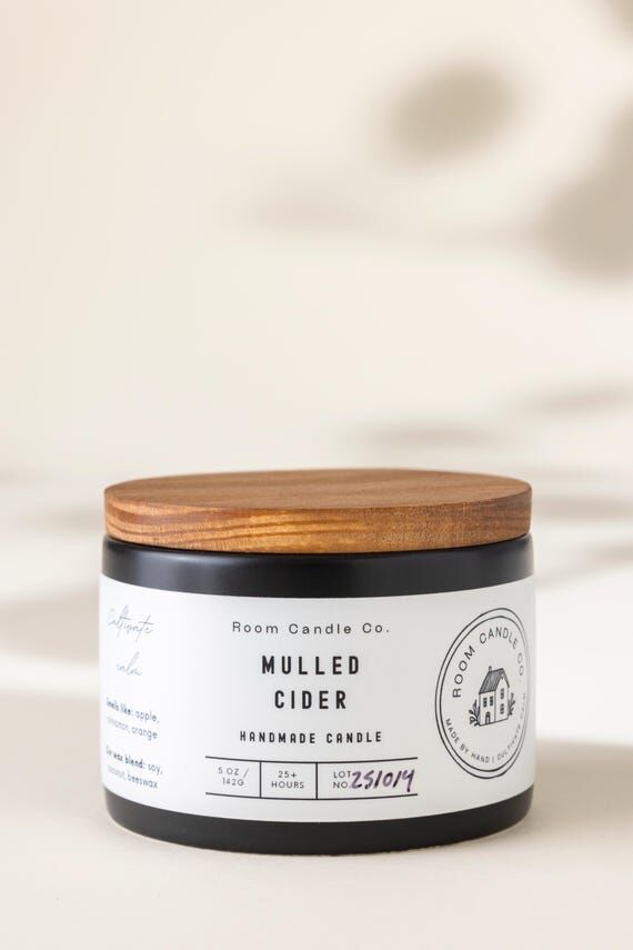 Handmade Mulled Cider Candle: Apple, cinnamon...