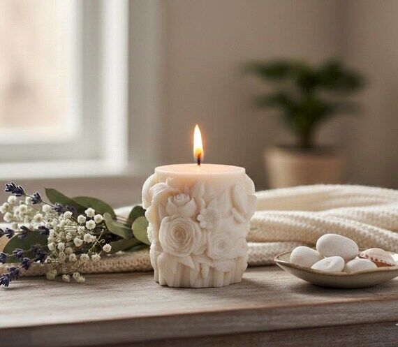 Enchanted garden Soy Wax Candle | Vanilla Sce...