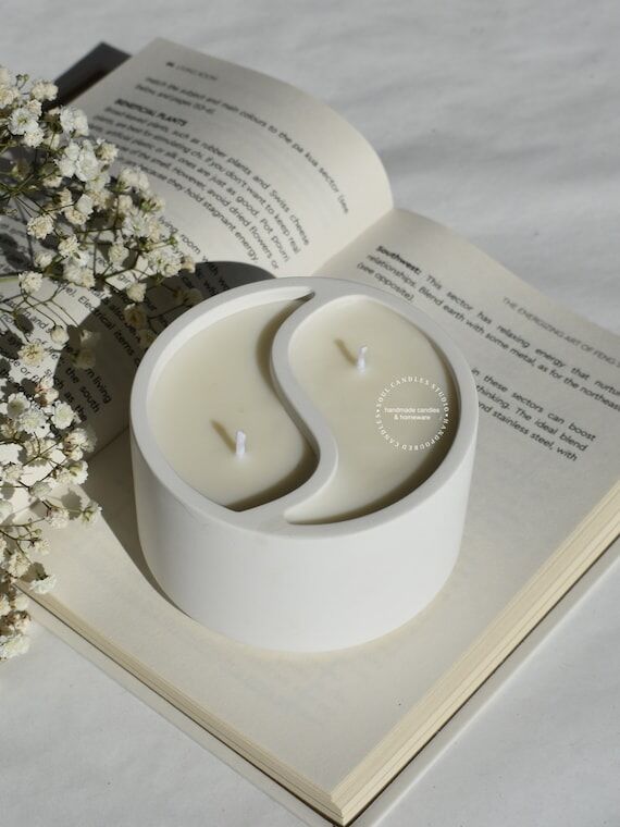 Yin & Yang candle...
