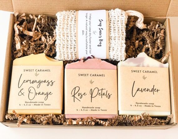 Soap Gift Box Option, Handmade Soap bar, Chri...