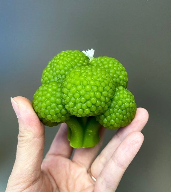 3D Silicone broccoli candle soap resin Mold -...