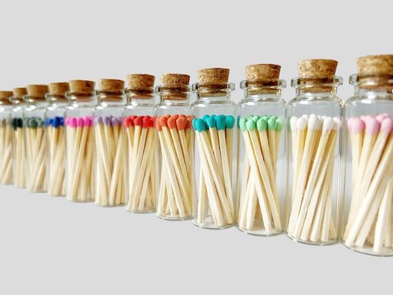 MATCH JARS | Matchstick Jar | Strike On Bottl...
