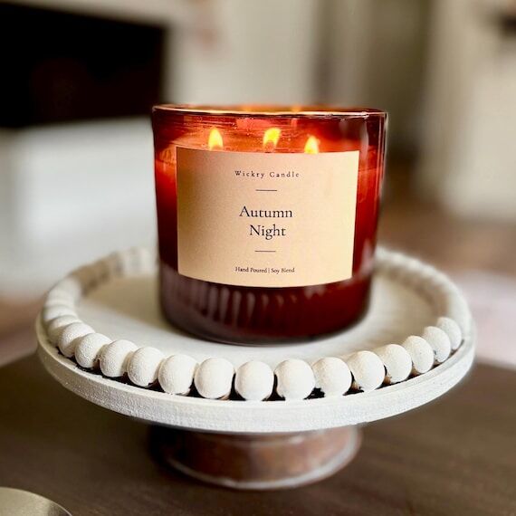 Fall Scented 3 Wick Candles | 16oz | Soy Blen...
