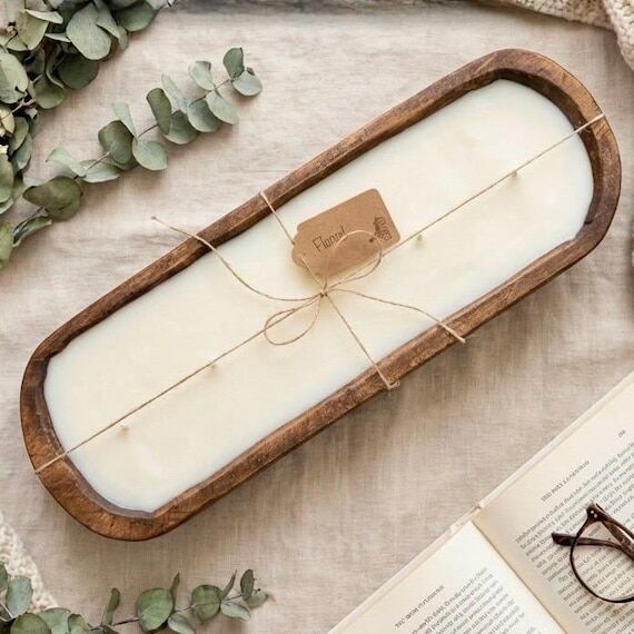 Large Dough Bowl Candle | 32oz | 5 Wick | Soy...