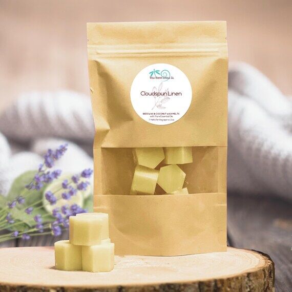 Cloudspun Linen Wax Melts: Beeswax, Coconut O...