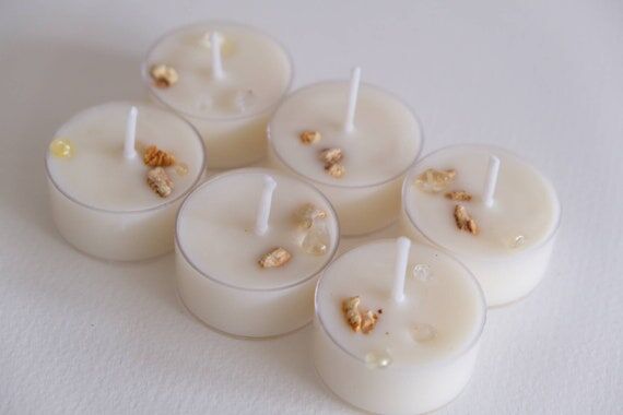 Nag Champa Scented Soy Tealights – Jasmine ...