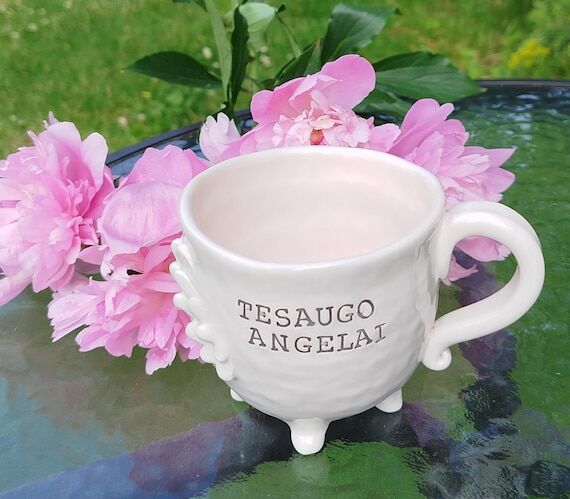 Angel Mug Ceramic , Mug , Mug with Angel hold...