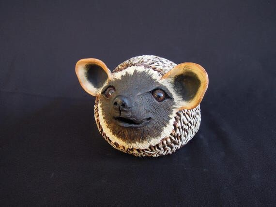 Handmade Original Ceramic Hedgehog Sculpture ...