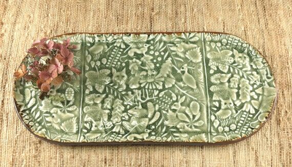 Woodland Creatures Porcelain Tray: Versatile ...
