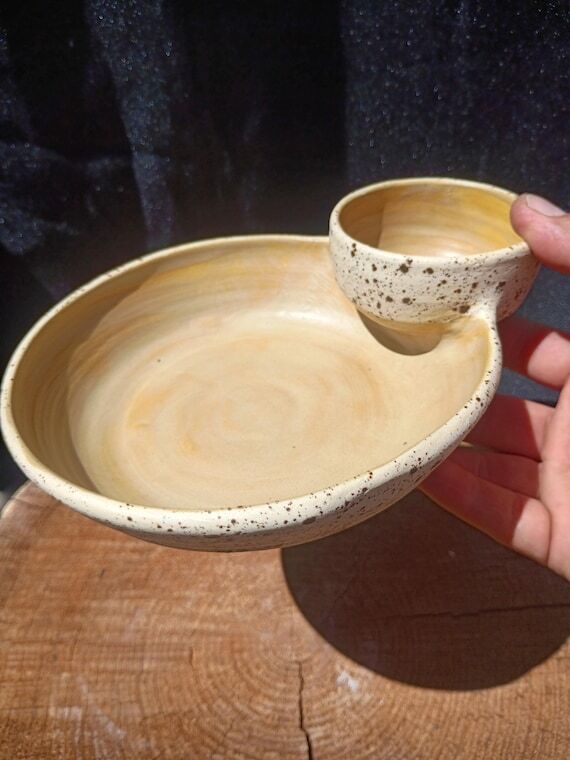 Handmade Ceramic Olive/Cherry and Pit Dish ...