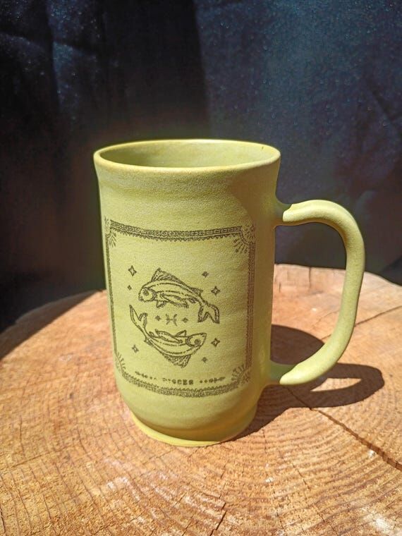 Handmade Ceramic Pisces Mug...