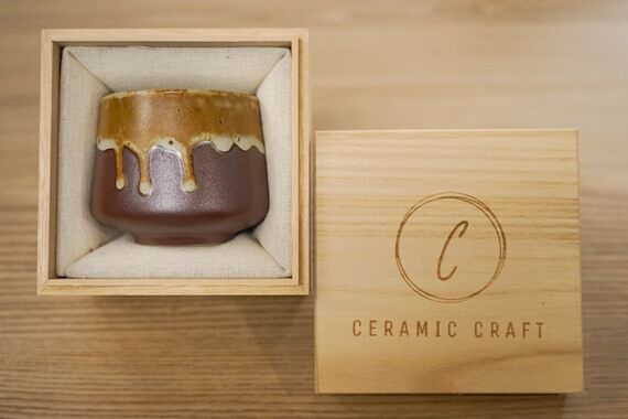 Ceramic Handmade Coffee Cup Tea Cup Honey-Dri...