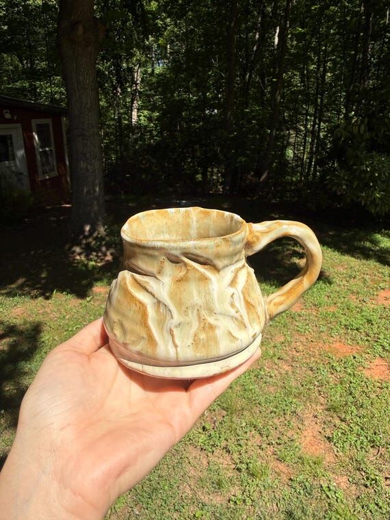 handmade celestial ceramic mug...