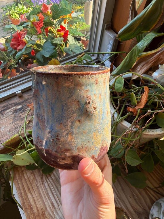 Handmade ceramic bumpy cup...