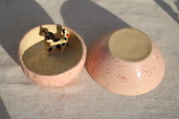 Pink Ceramic Bowl/ Stoneware Dinnerware Match...
