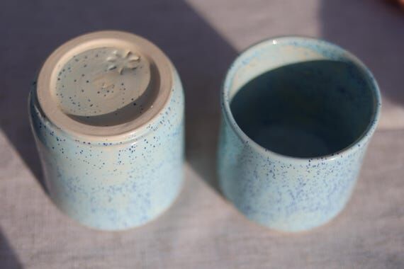 Handmade Pottery Latte Mug/ Ceramic Handmade ...