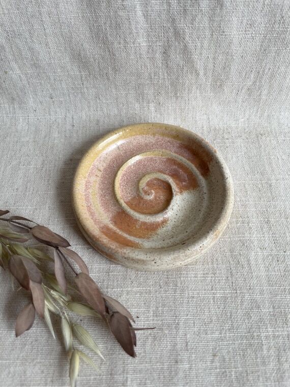 Mini Dunes soap dish, ceramic bathroom tray, ...