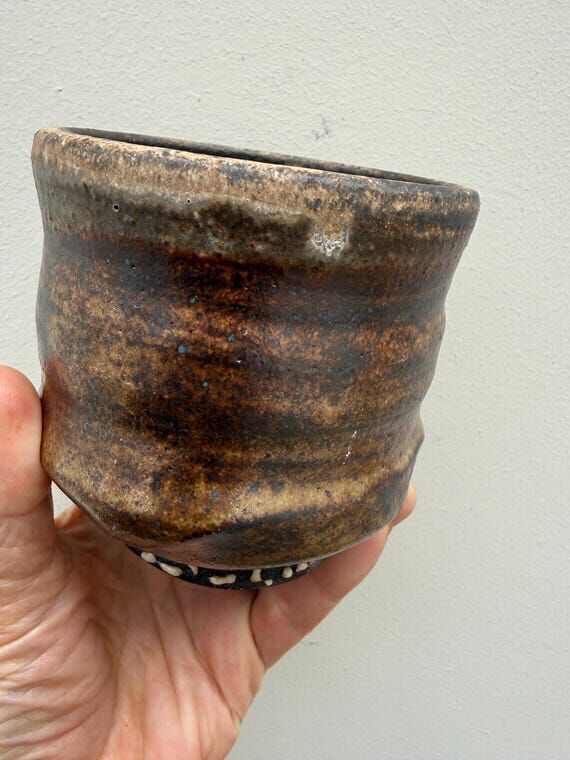 Handmade Ceramic Japanese Tea Cup, Yunomi, Sh...