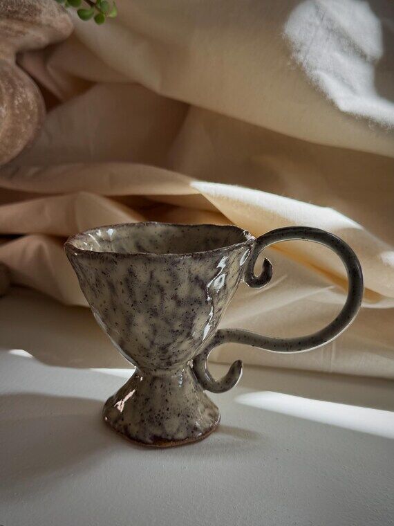 Whimsical Handmade Coffee Mugs Ceramic Cortad...