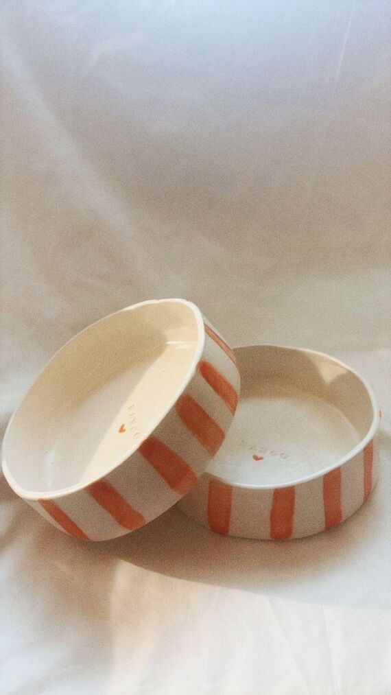 Custom Ceramic Pet Bowl | Personalized Dog Bo...
