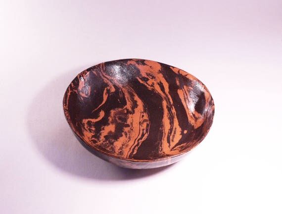 Handmade bowl ,wooden pattern, wood bowl, cer...