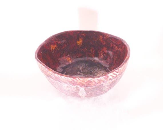Brown bowl for fruits, modern style, pottery ...