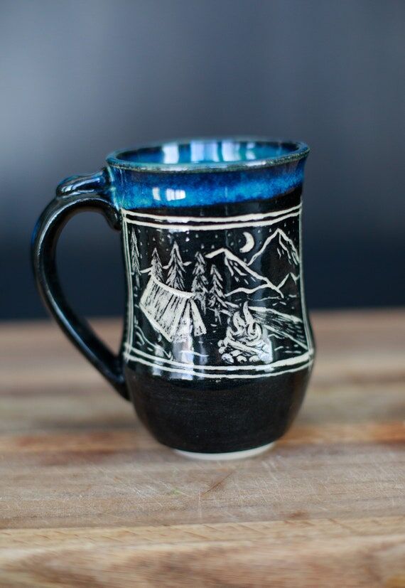 Handmade Ceramic Camping Mug...