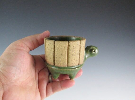 Handmade Ceramic Turtle Match Striker – Pot...