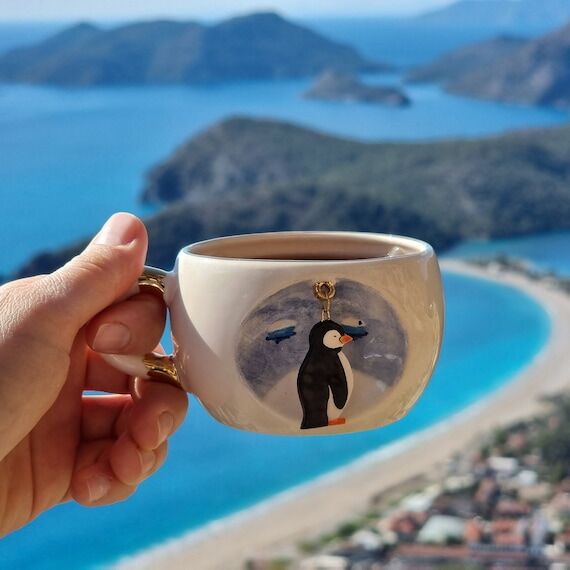 Emperor Penguin Mug: Handmade Ceramic Coffee ...