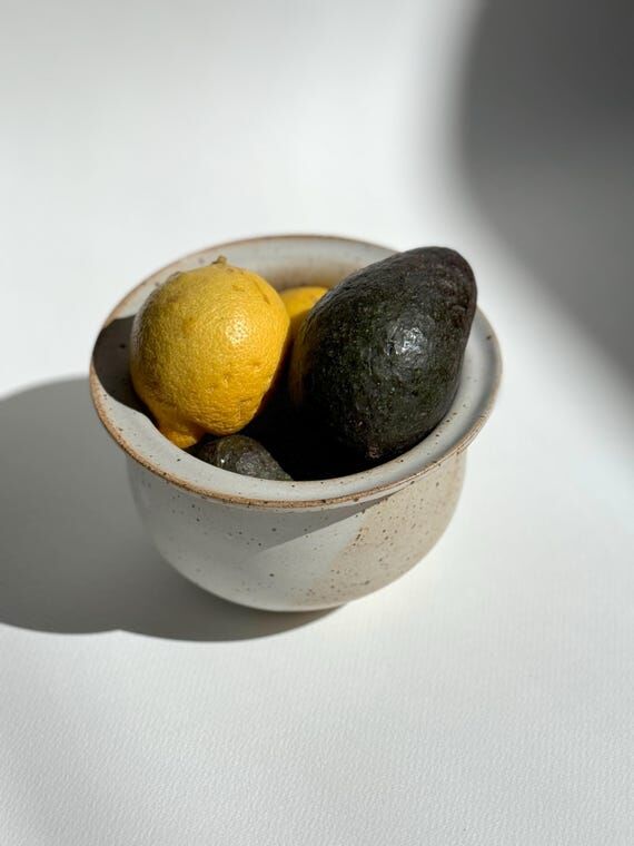 Handmade Small Ceramic Bowl | Matte White | S...