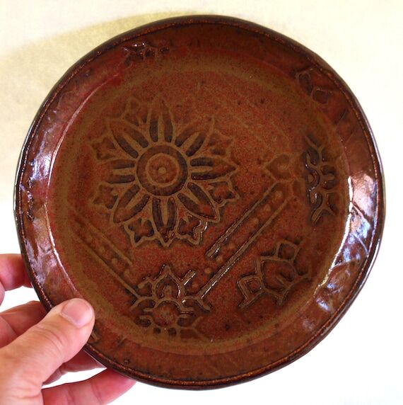 Pottery Dinnerware, 2 Small Plates, Handmade ...