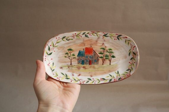 Ceramic handmade plate...