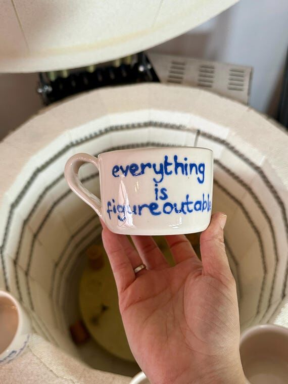 Everything Is Figureoutable Mug, Inspirationa...
