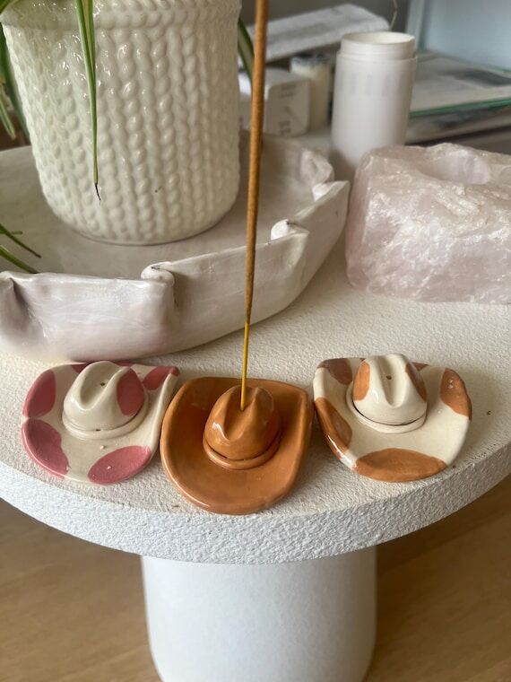 Cowboy Hat Incense Holders - Seconds...