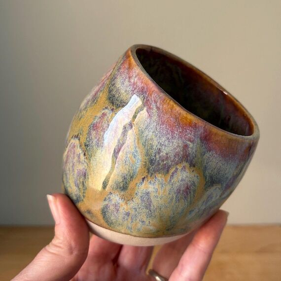Handmade ceramic salt pig, kitchen decor, pot...