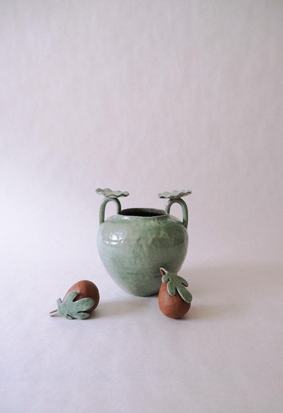 A Vase for Figs // handmade ceramic pottery...