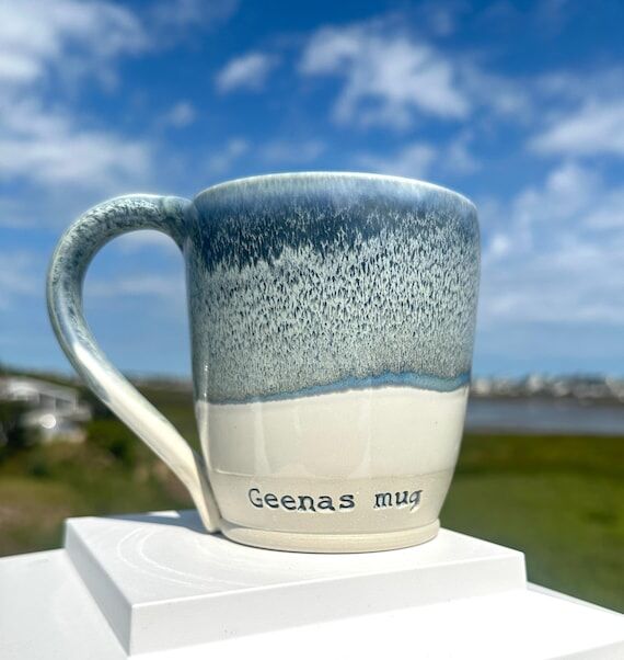 Personalized handmade ceramic mug, custom mug...