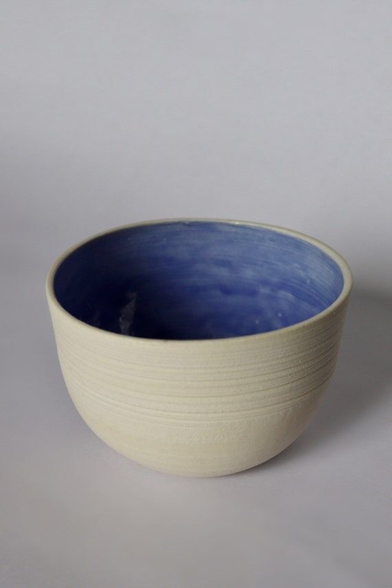Blue Ceramic Bowl - Ceramic Bowl - Pottery Bo...